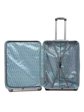 Load image into Gallery viewer, Unisex Set of 3 Black Textured Hard Sided Trolley Bag
