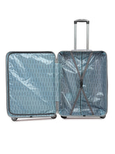 Load image into Gallery viewer, Unisex Blue Textured Hard Sided Cabin Size Trolley Bag
