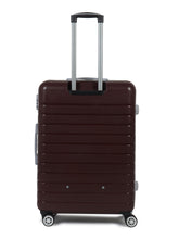 Load image into Gallery viewer, Unisex Coffee Brown Textured Hard Sided Large Size Check-In Trolley Bag
