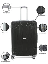 Load image into Gallery viewer, Unisex Hard Black Large Trolley Bag
