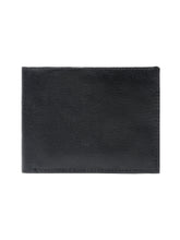 Load image into Gallery viewer, Men Black Leather Two Fold Wallet
