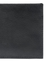 Load image into Gallery viewer, Men Black Leather Two Fold Wallet

