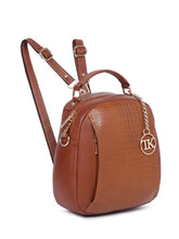 Load image into Gallery viewer, Teakwood Leathers Solid Textured Backpack
