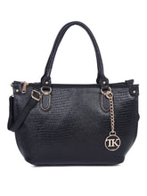 Load image into Gallery viewer, Teakwood Women Solid Leather Handheld Bag
