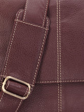 Load image into Gallery viewer, Teakwood Unisex Brown Genuine Leather Messenger Bag
