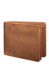 Load image into Gallery viewer, Teakwood Genuine Leathers Men Tan Solid Leather Two Fold Wallet
