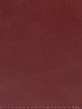 Load image into Gallery viewer, Teakwood Men Genuine Leather Maroon Bi fold Wallets
