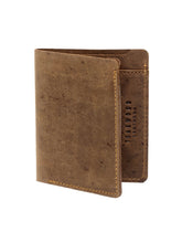 Load image into Gallery viewer, Teakwood Men Genuine Leather Tan Bi fold Wallets
