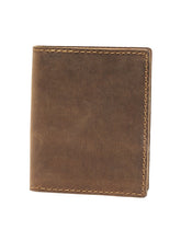 Load image into Gallery viewer, Teakwood Genuine Leather Brown Wallet
