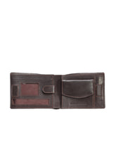 Load image into Gallery viewer, Teakwood Genuine Leather Brown Wallet

