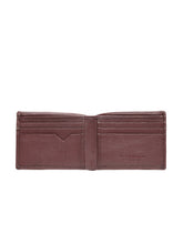 Load image into Gallery viewer, Teakwood Genuine Leather Wallets - Maroon
