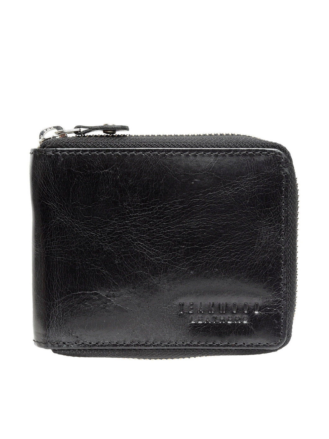 Teakwood Genuine Leather Wallets - Black
