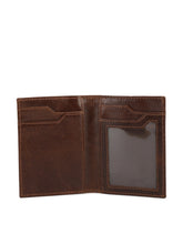 Load image into Gallery viewer, Teakwood Genuine Leather Brown Colour Money Clip
