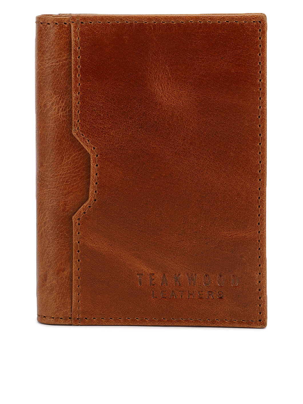 Teakwood Genuine Leather Tan Colour Money Clip