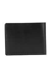Load image into Gallery viewer, Teakwood Genuine Leather Black Colour Wallet
