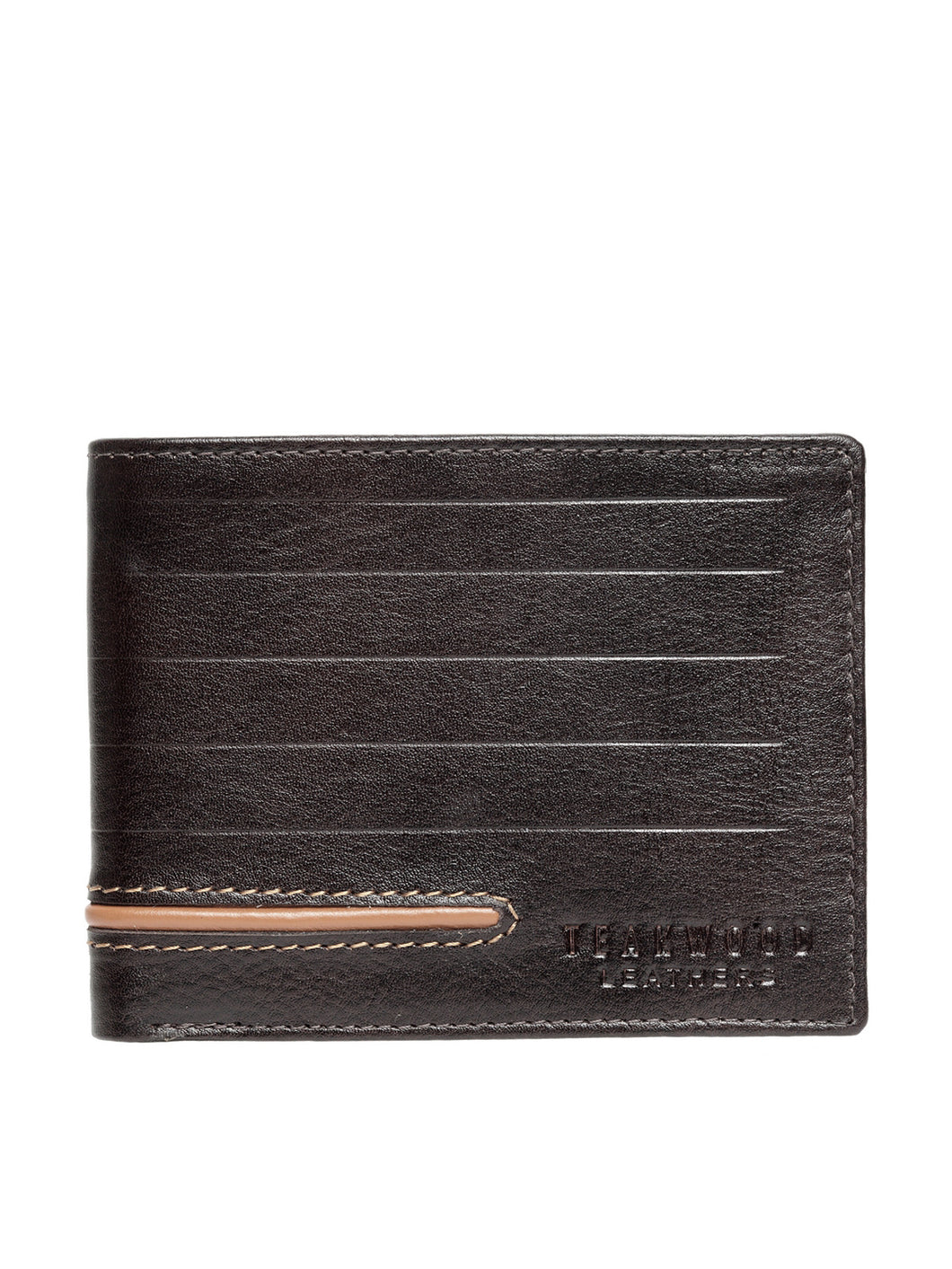 Teakwood Genuine Leather Wallets - Brown