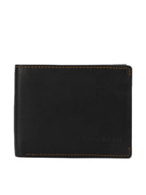 Load image into Gallery viewer, Teakwood Genuine Leather Black Colour Wallet
