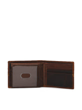 Load image into Gallery viewer, Teakwood Genuine Leather Brown Colour Wallet
