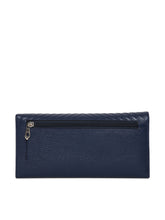 Load image into Gallery viewer, Teakwood Genuine Leather Women Wallet - Blue
