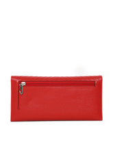 Load image into Gallery viewer, Teakwood Genuine Leather Women Wallet - Red
