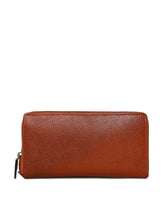 Load image into Gallery viewer, Teakwood Genuine Leather Women Wallet - Tan
