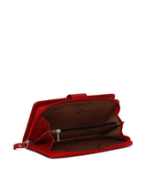 Load image into Gallery viewer, Teakwood Genuine Leather Women Wallet - Red
