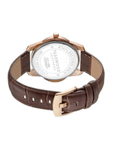 Load image into Gallery viewer, Teakwood Leather Off White Men&#39;s Analog Watch
