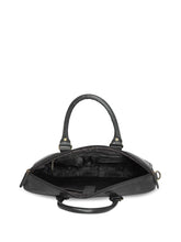 Load image into Gallery viewer, Teakwood Genuine Leather Laptop Bag - Black
