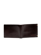Load image into Gallery viewer, Men Brown Solid Two Fold Leather Wallet
