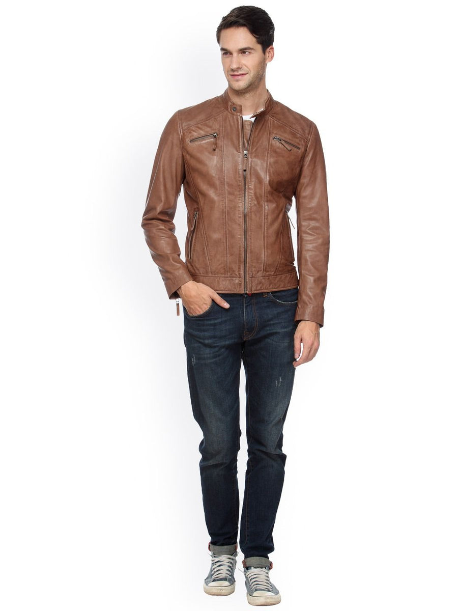 Teakwood Men's Tan Leather Jackets – Teakwood Leathers
