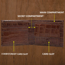 Load image into Gallery viewer, Teakwood Unisex Genuine Leather  Wallet
