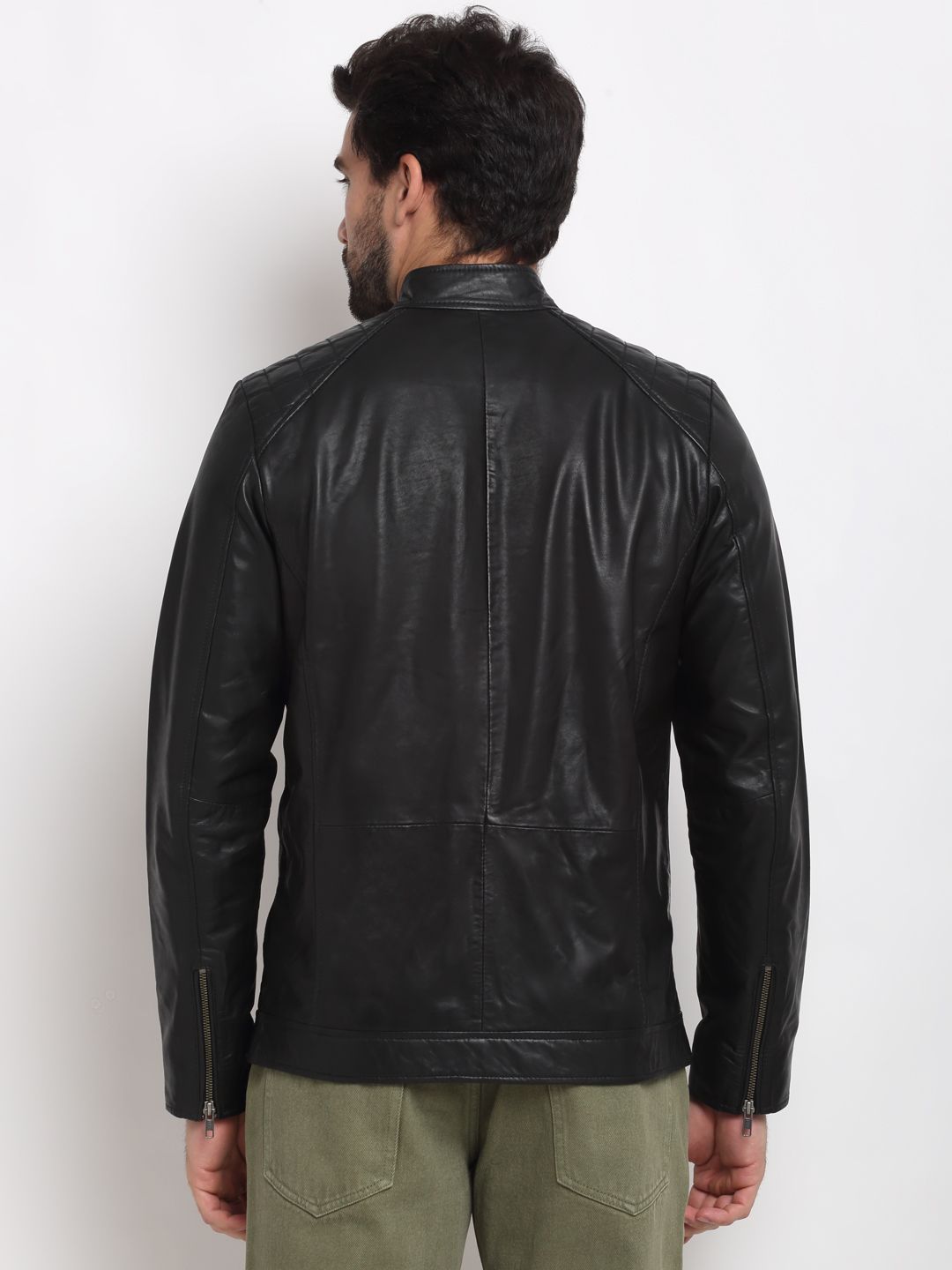 Buy Black Jackets & Coats for Men by TEAKWOOD LEATHERS Online | Ajio.com